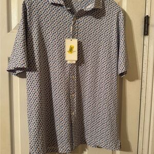 Hart Schaffner Marx sea turtle luxury performance polo